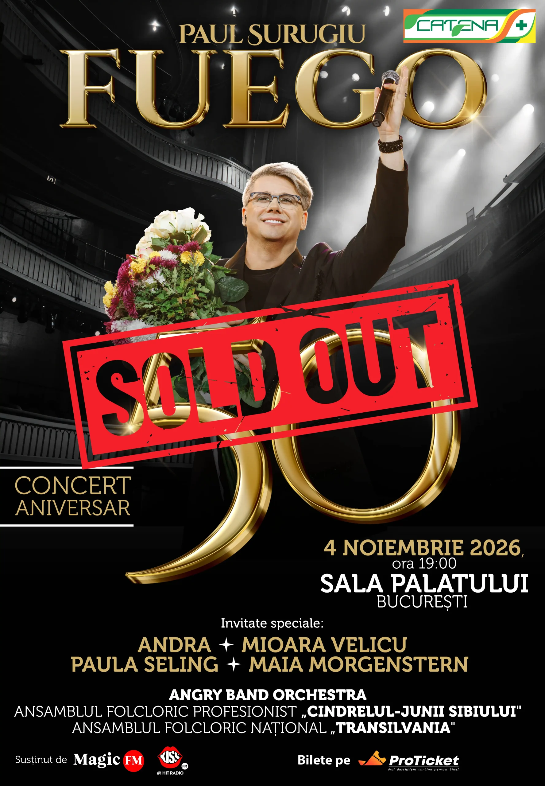 FUEGO 50 - CONCERT ANIVERSAR PAUL SURUGIU - sold out