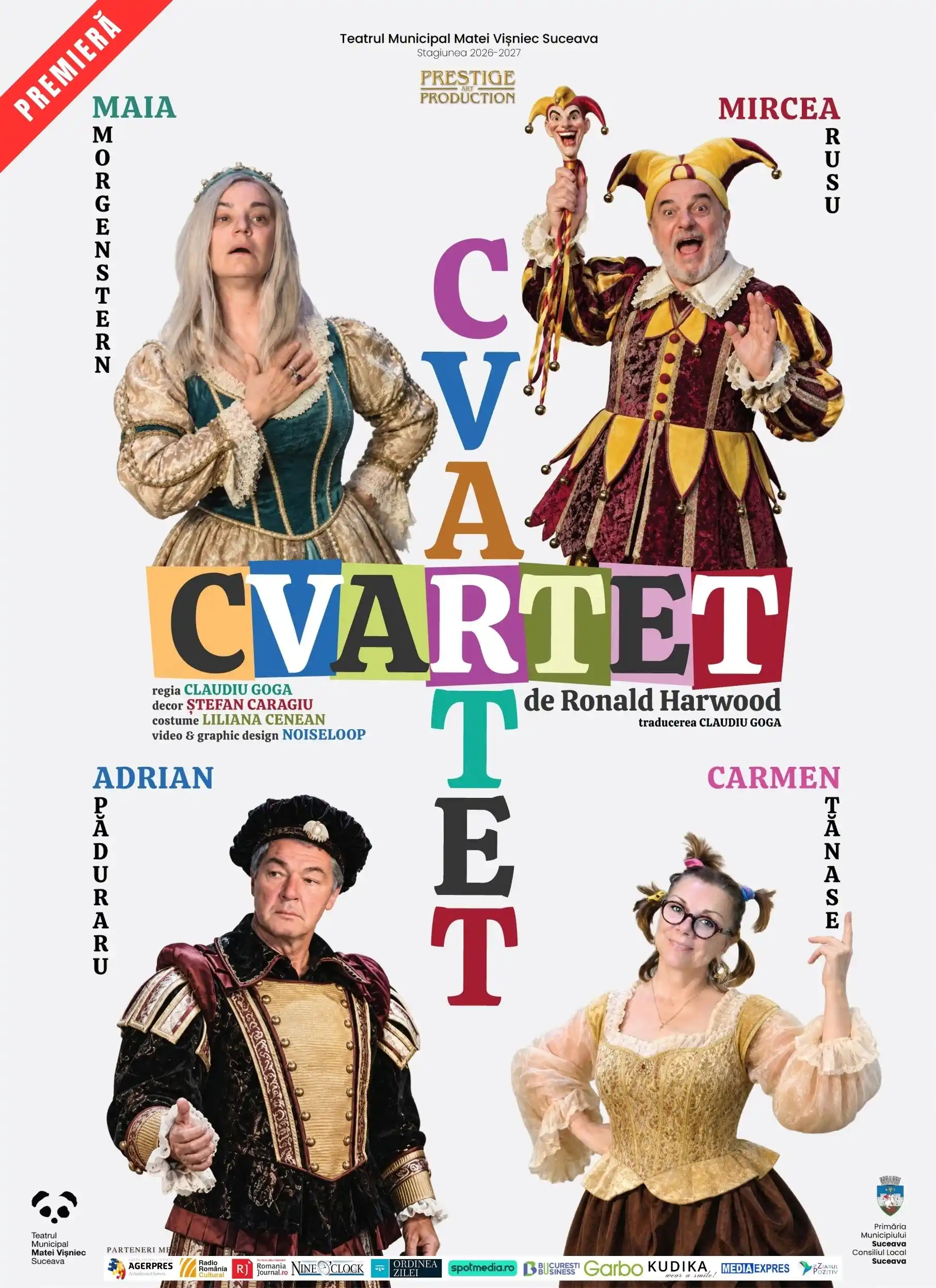 CVARTET - afis 64x88 - cu logo parteneri