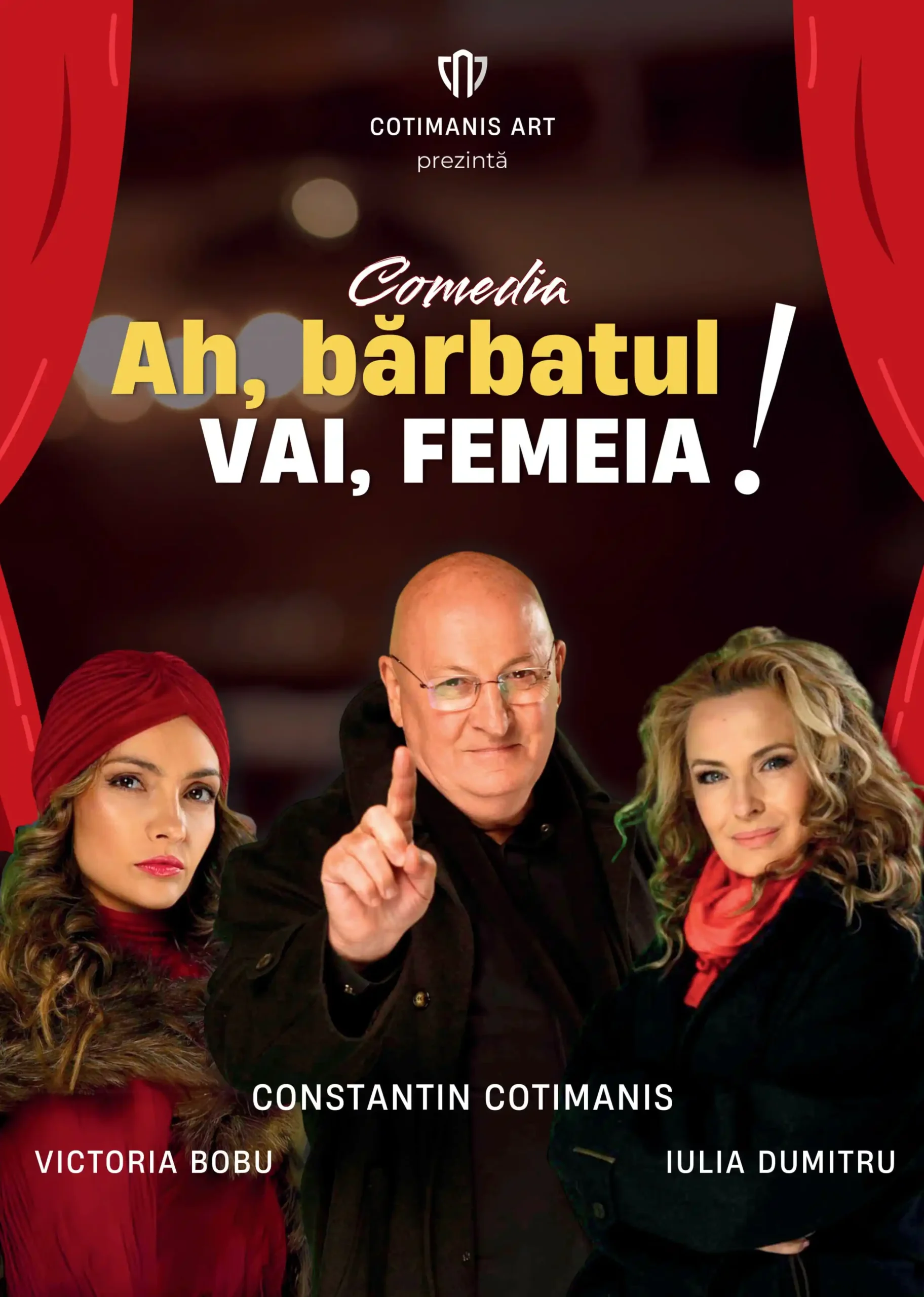 Poster Ah, barbatul! Vai, femeia!